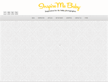 Tablet Screenshot of inspiremebaby.com